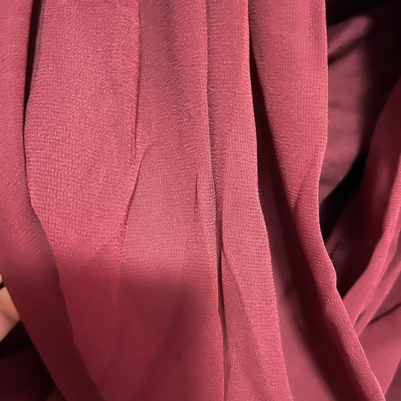 Burgundy blouse from Yoins - Picture 5 of 7